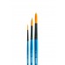 KCK PREMIUM NYLON SHORT HANDLE ARTIST BRUSH - BR SH04
